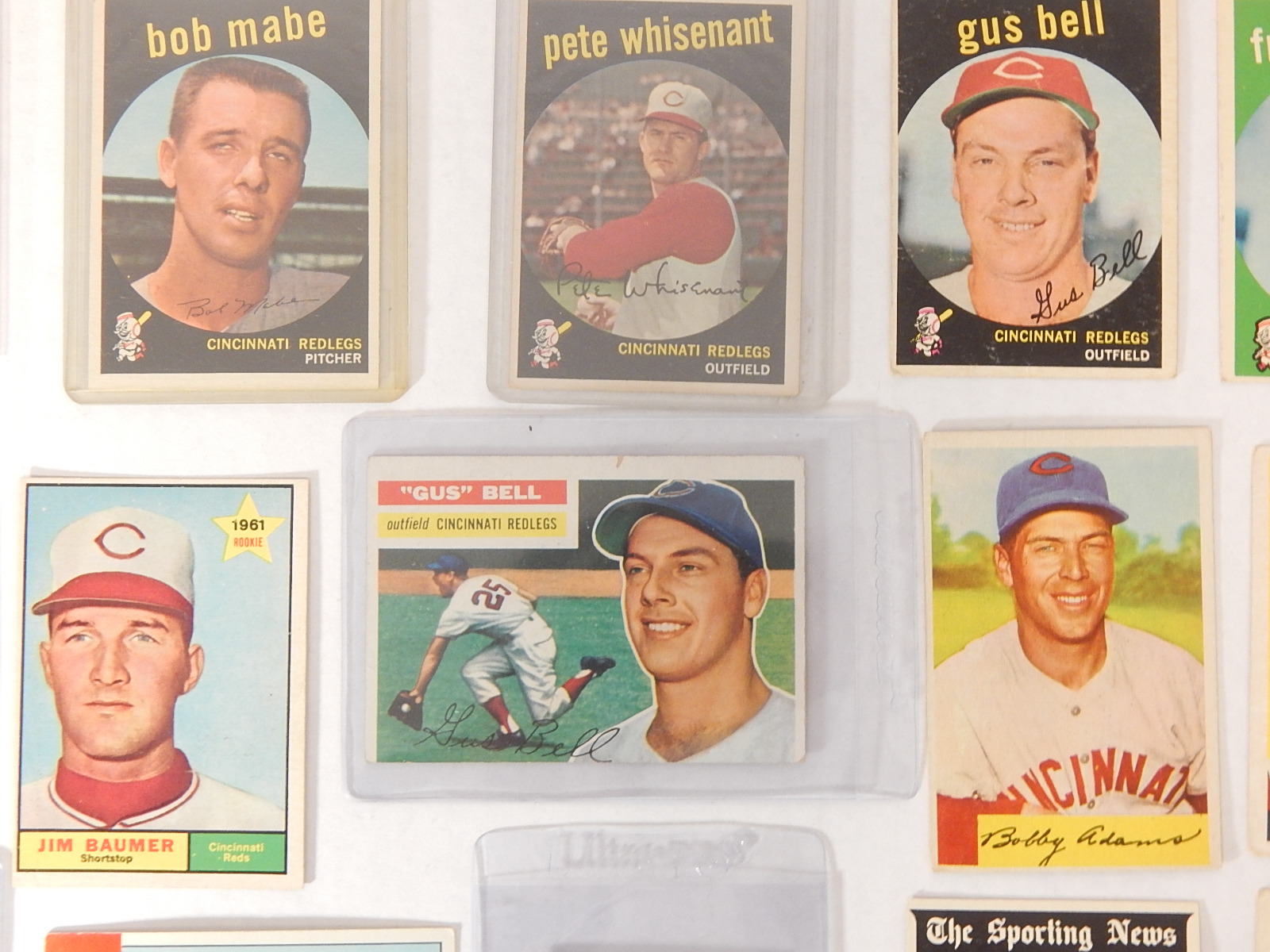 1950s to 1960s Cincinnati Reds Baseball Card Collection