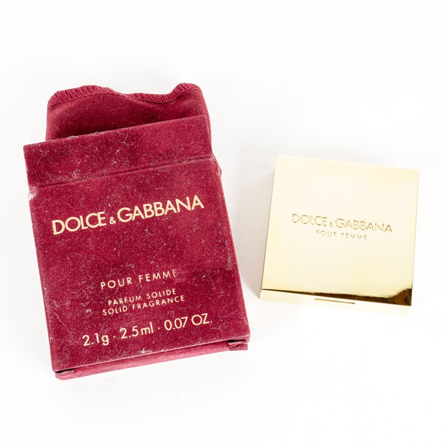 Dolce & Gabbana Solid Fragrance Compact