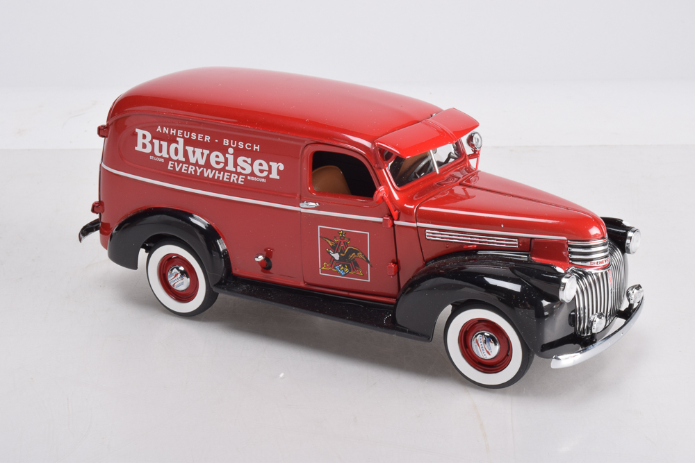 Vintage Style Budweiser Beer Trucks from The Danbury Mint