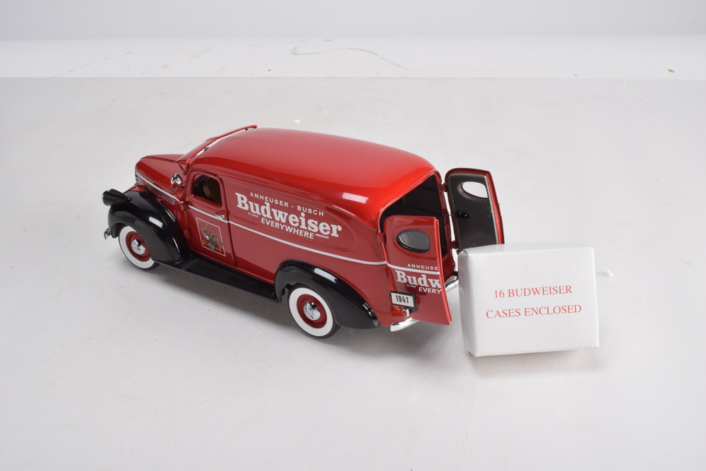Vintage Style Budweiser Beer Trucks from The Danbury Mint