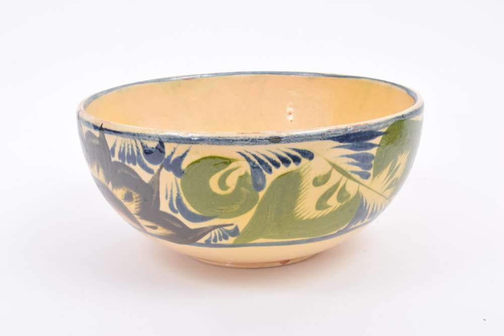 Hand Painted Ceramic Nesting Bowl Set of Five