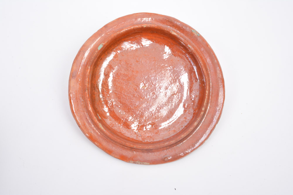 Hand Painted Mexican Redware Pottery