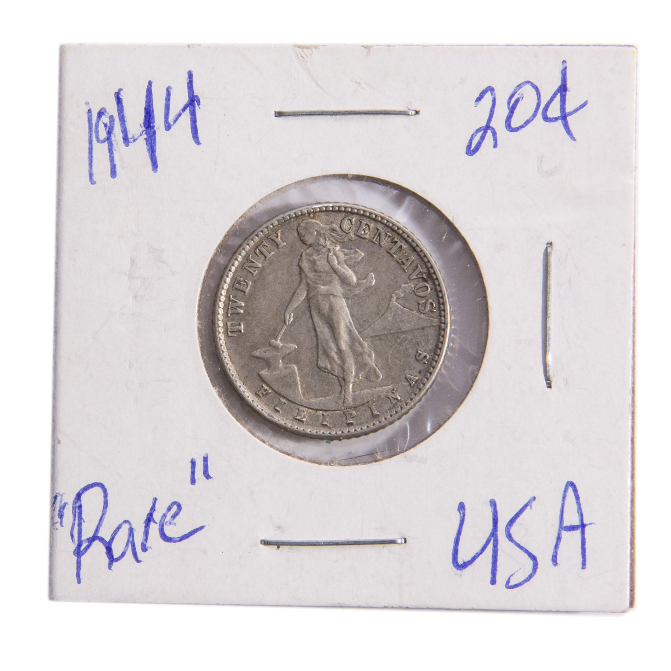 1944-D Philippines Twenty Centavos