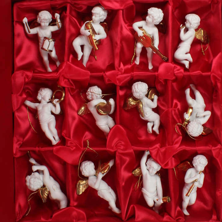 Franklin Mint Heralding Angels Twelve Piece Collection
