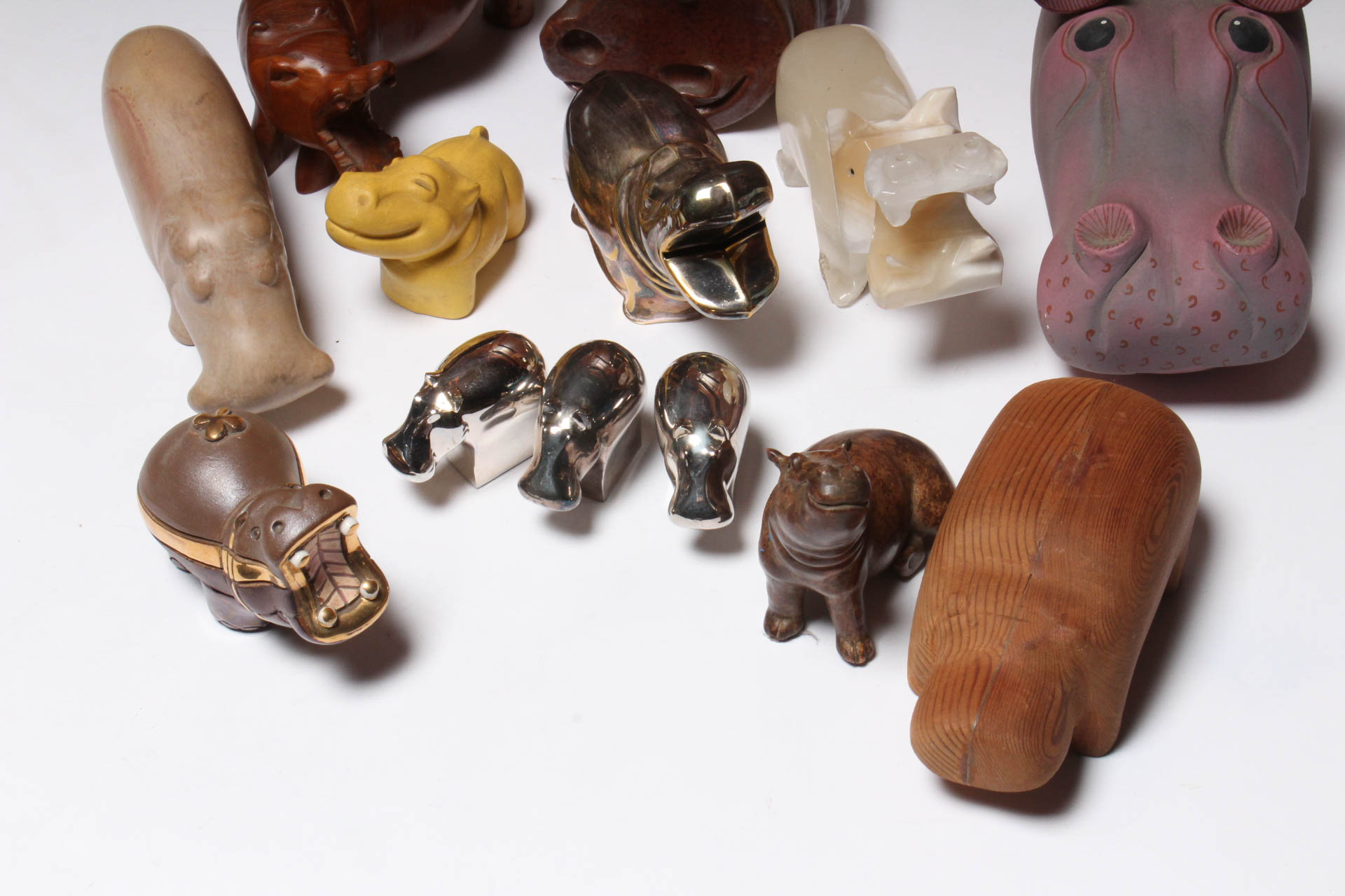 Selection of Hippopotamus Figures