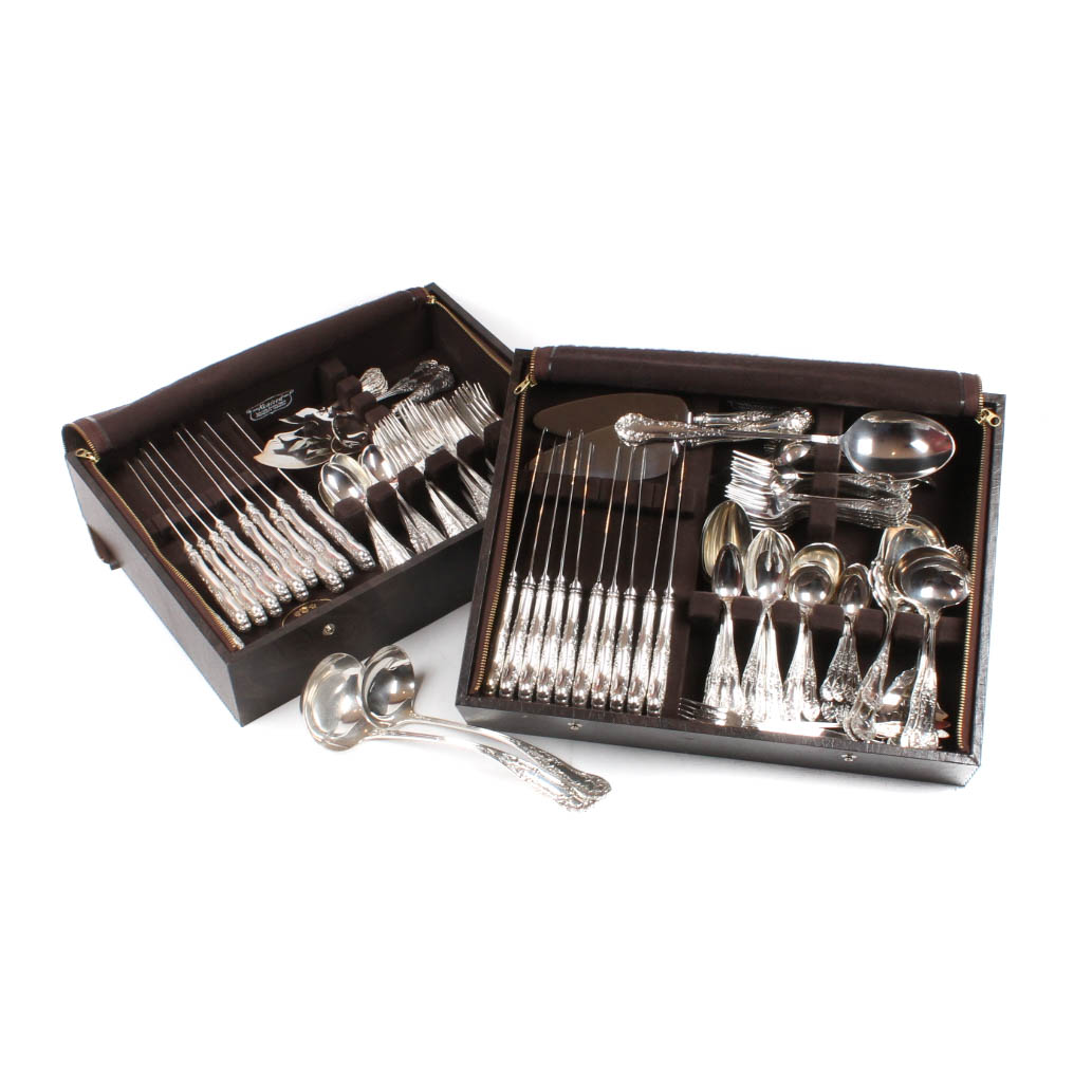 National Silver Co. "Holly" Silver Plate Flatware