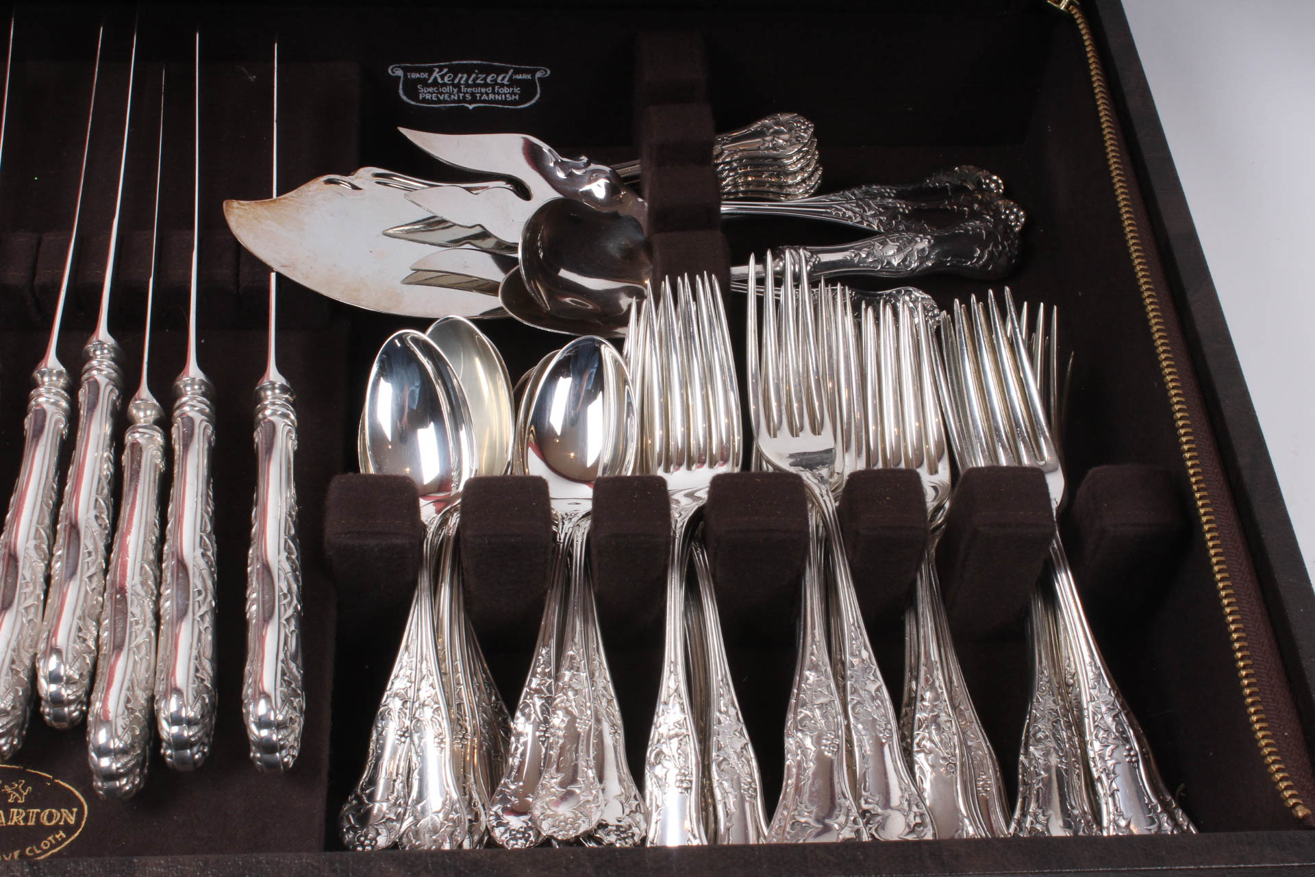 National Silver Co. "Holly" Silver Plate Flatware