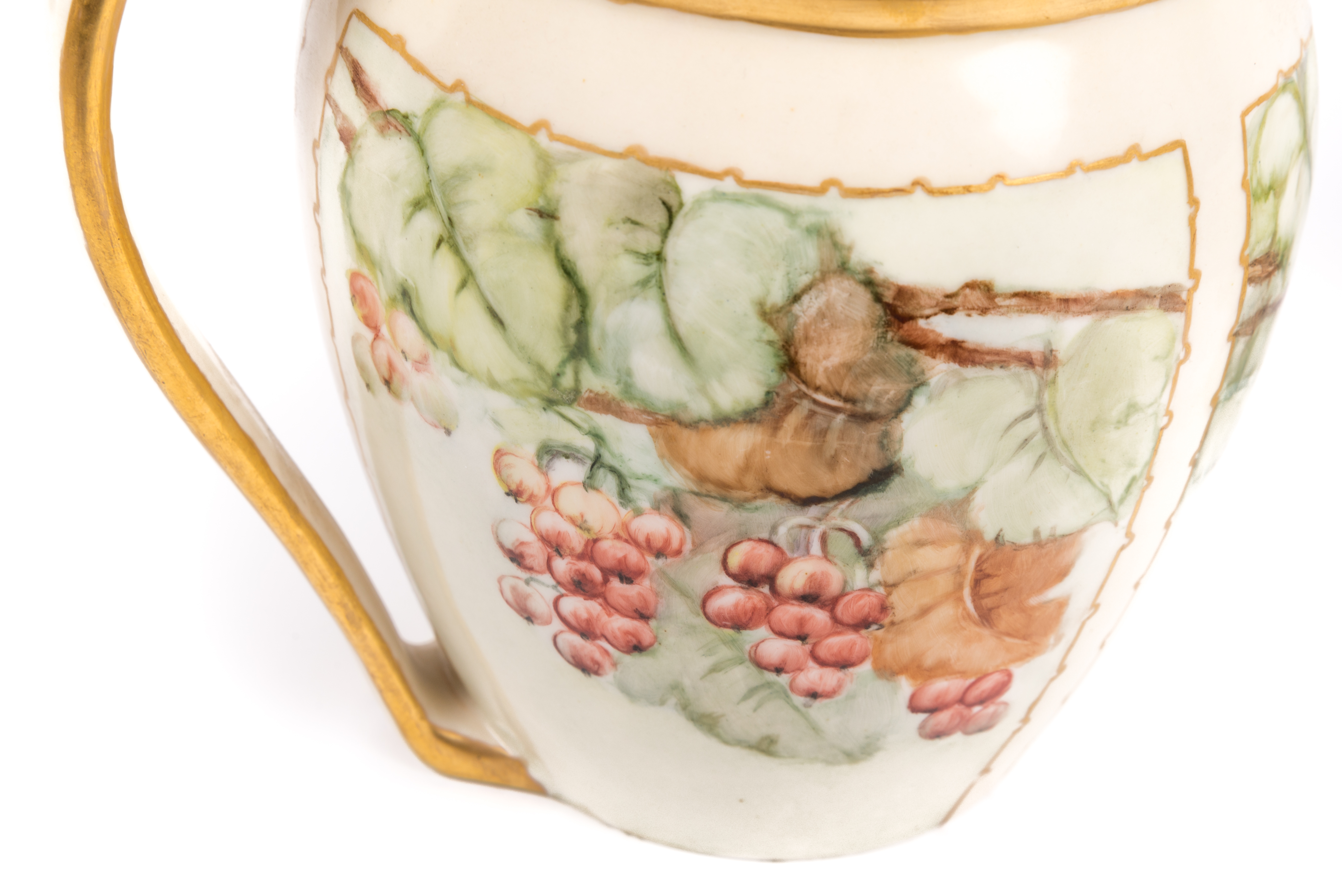 Willets Belleek Cider Pitcher with Limoges La Seynie cups