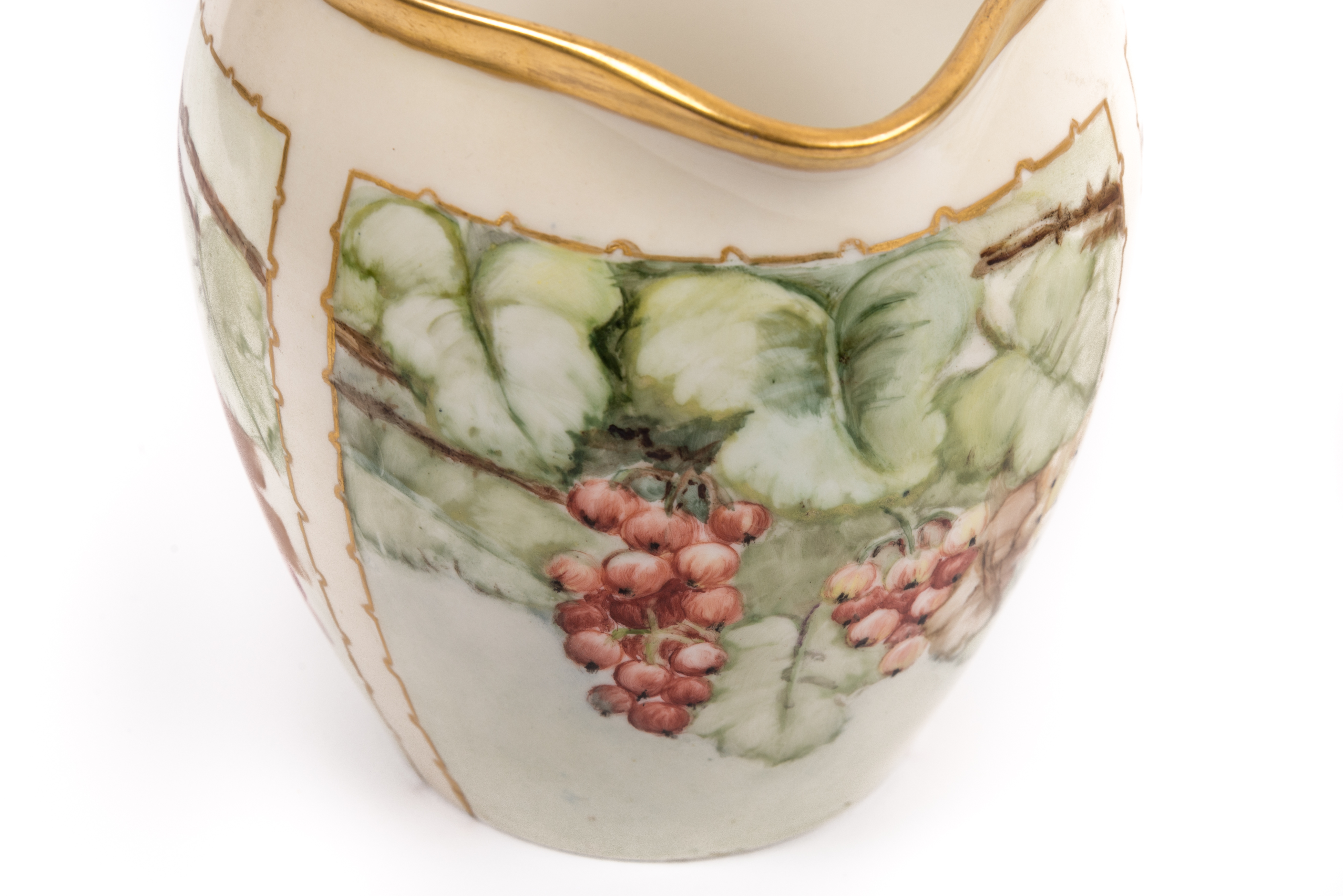 Willets Belleek Cider Pitcher with Limoges La Seynie cups