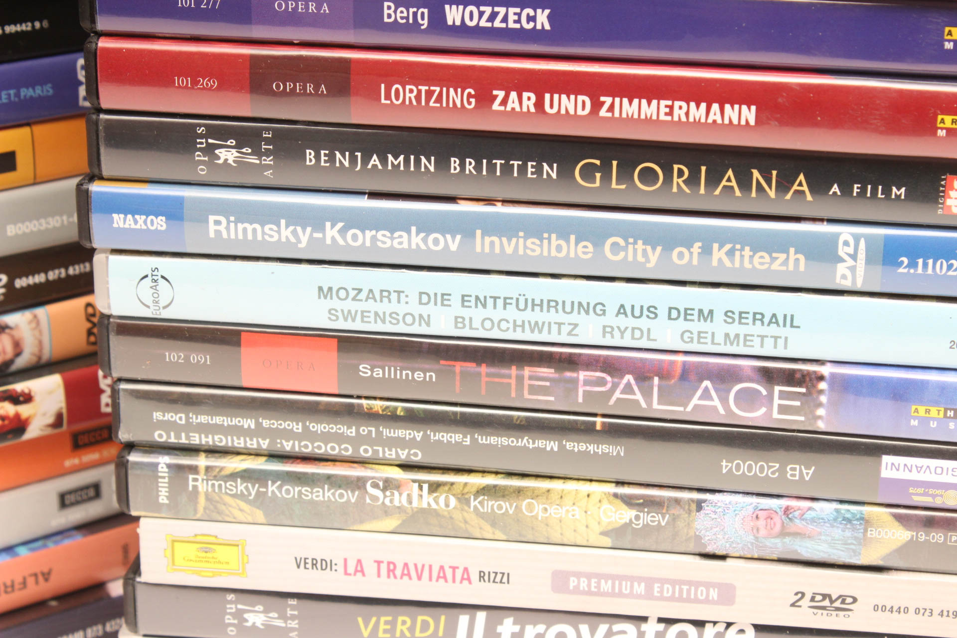 Opera, Orchestral, Ballet DVDs and Books