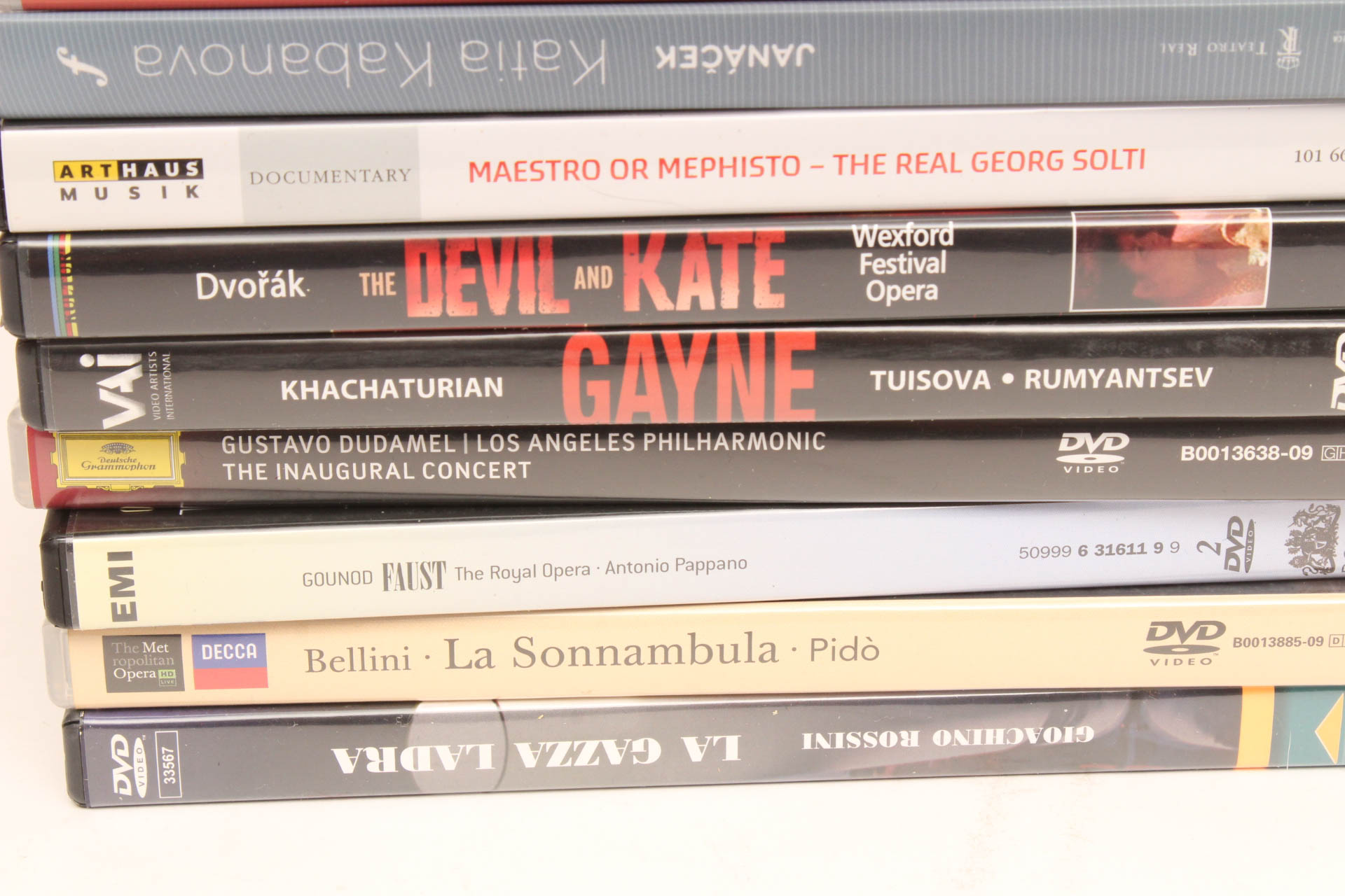 Opera, Orchestral, Ballet DVDs and Books