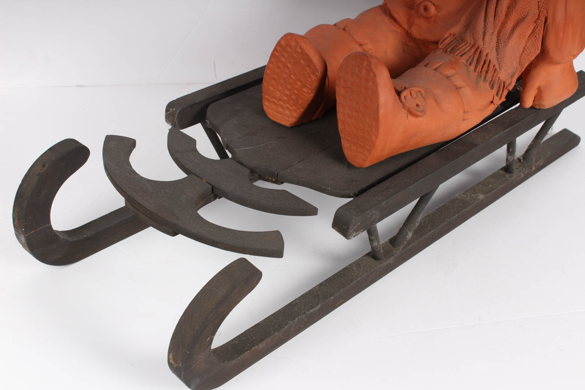 Original Signed Ann Entis Terracotta Sculpture