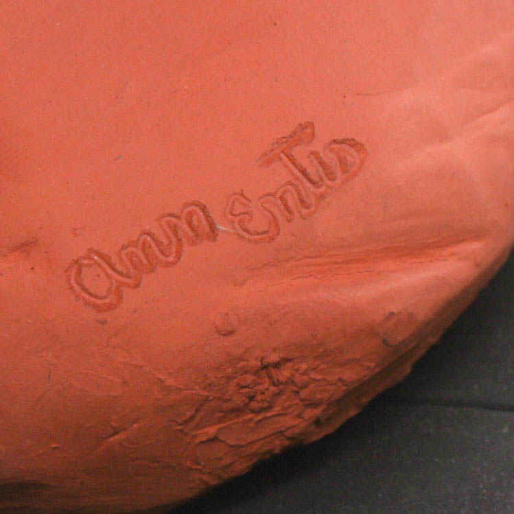 Original Signed Ann Entis Terracotta Sculpture