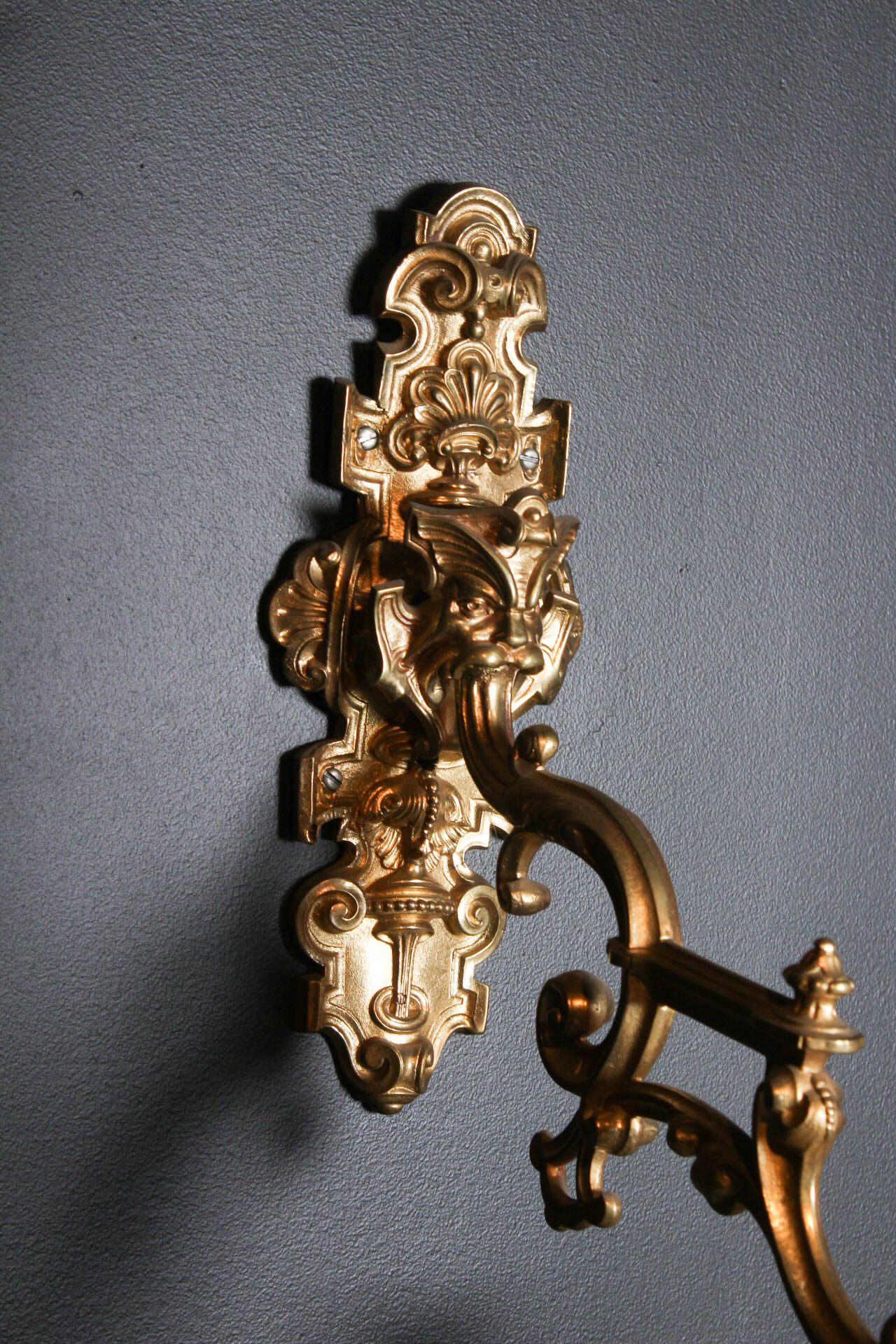 Solid Brass Wall Mounted Candelabra