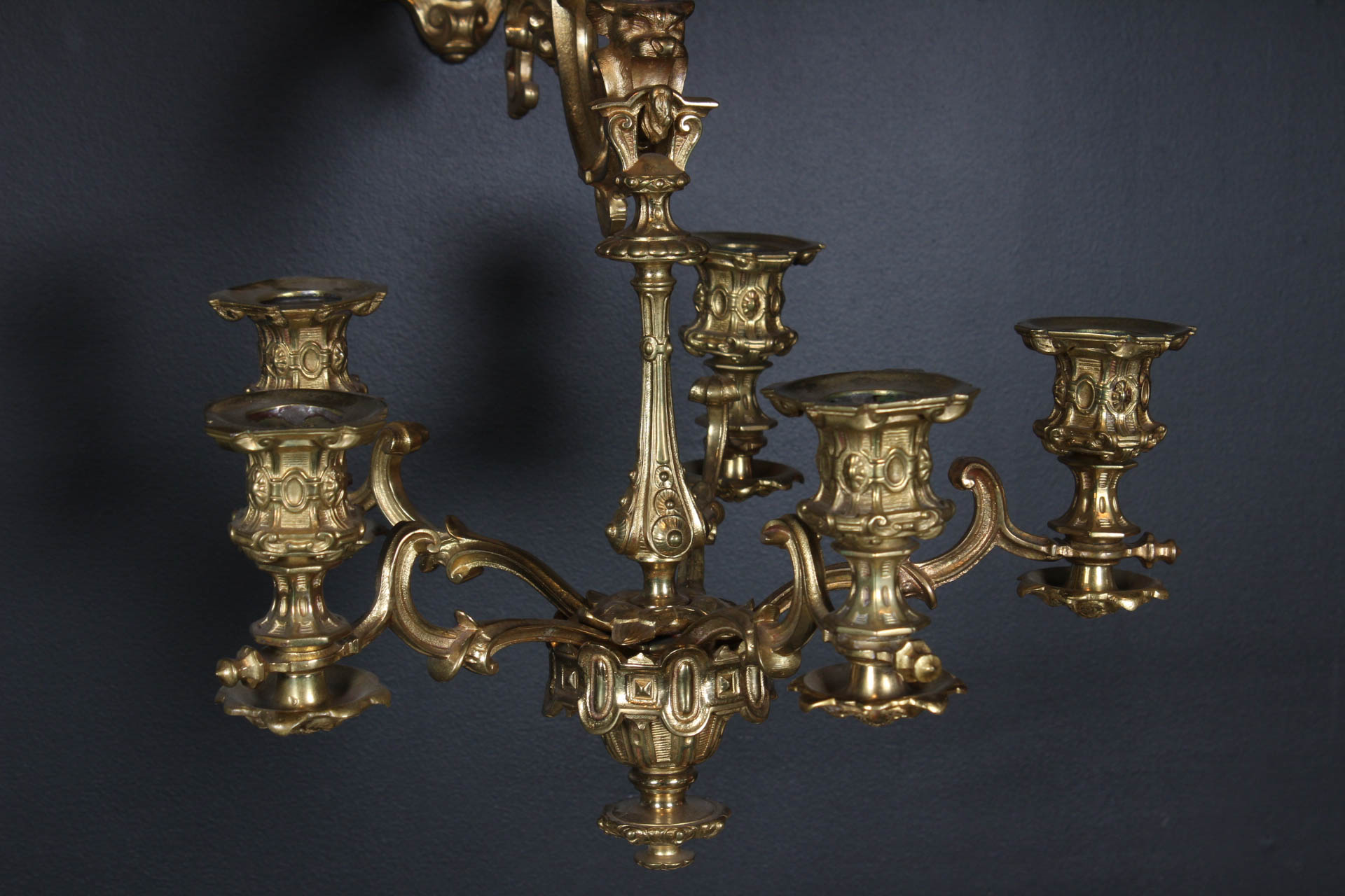 Solid Brass Wall Mounted Candelabra