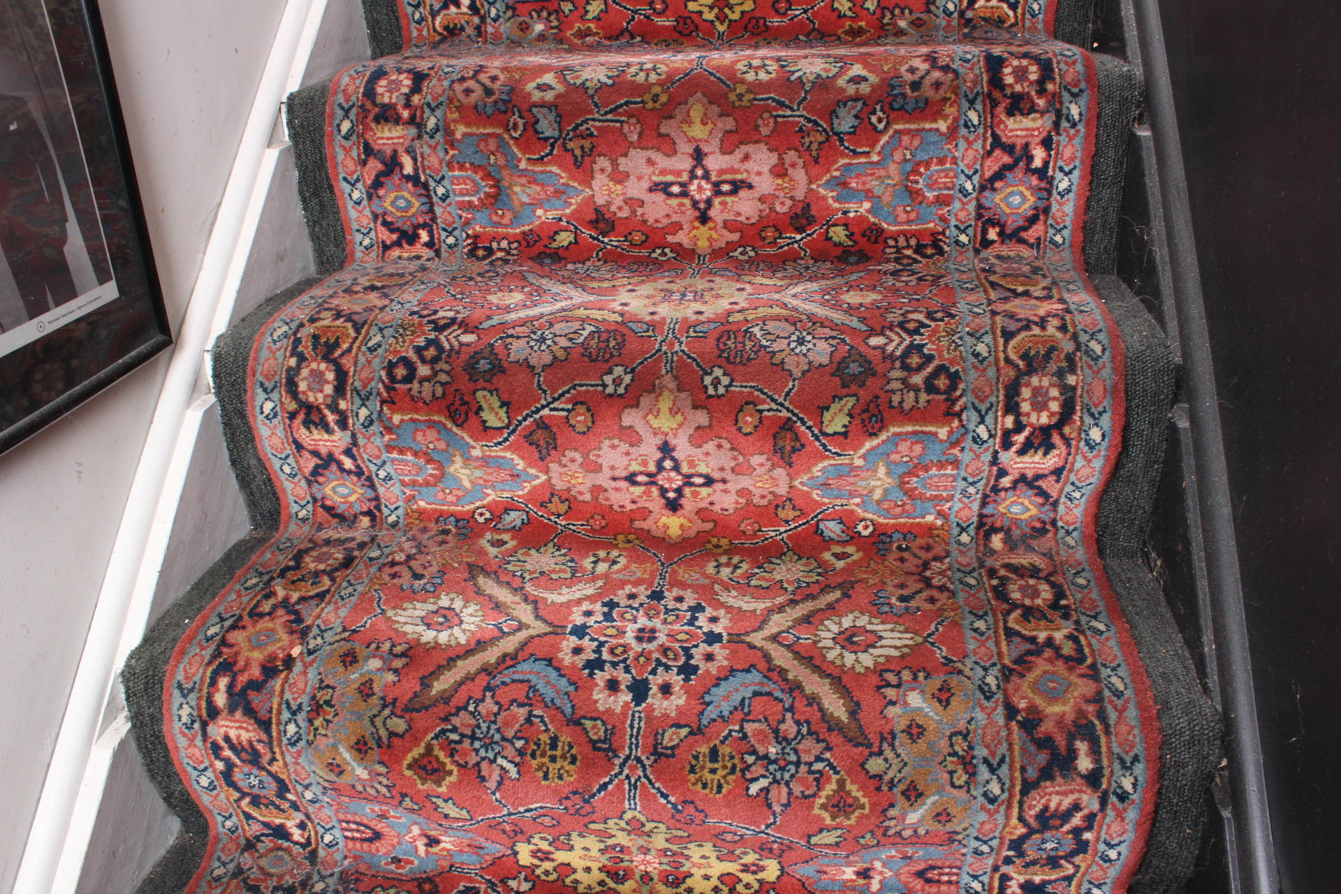Hand Knotted Persian Arak Stair Runner Rug