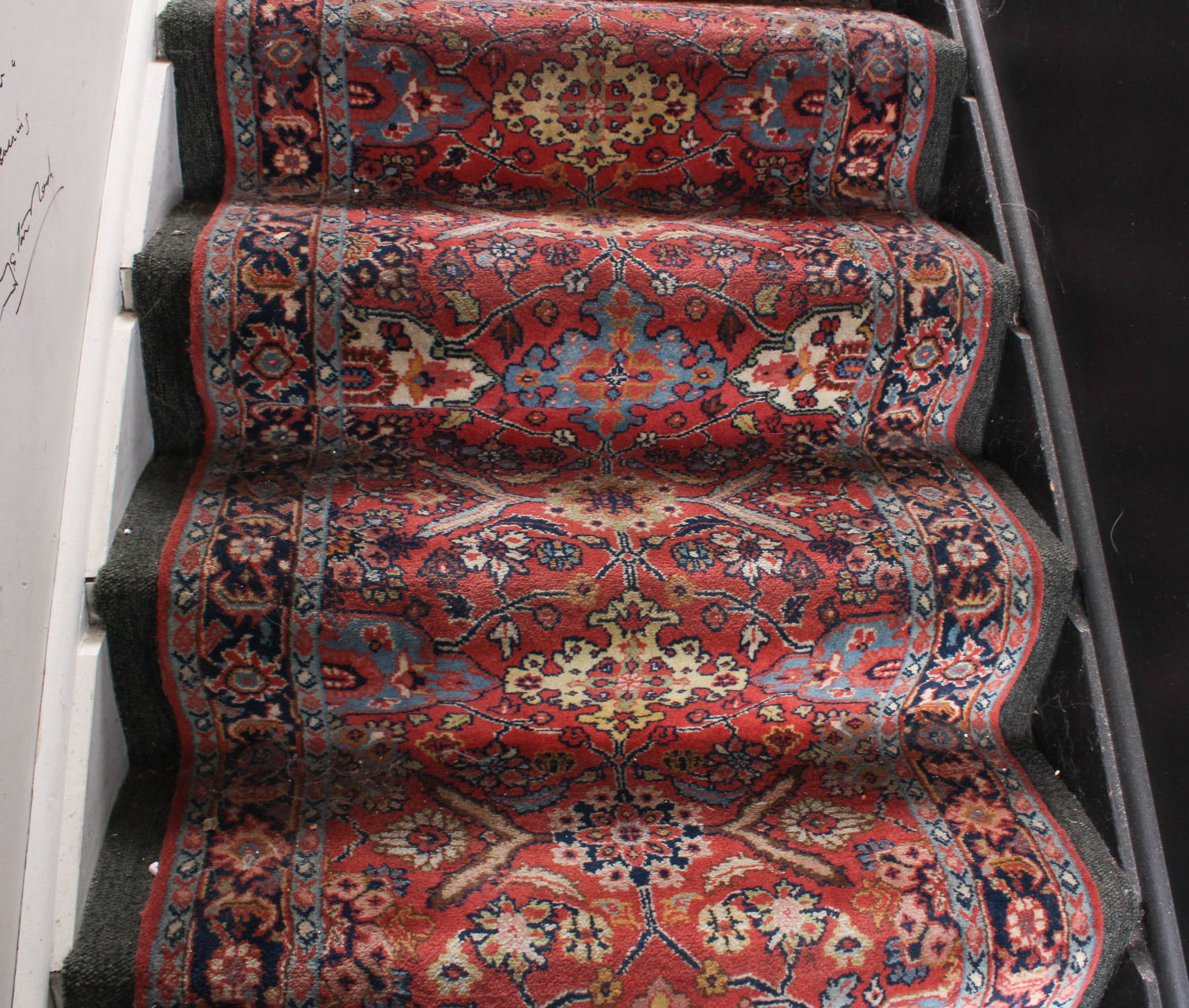 Hand Knotted Persian Arak Stair Runner Rug