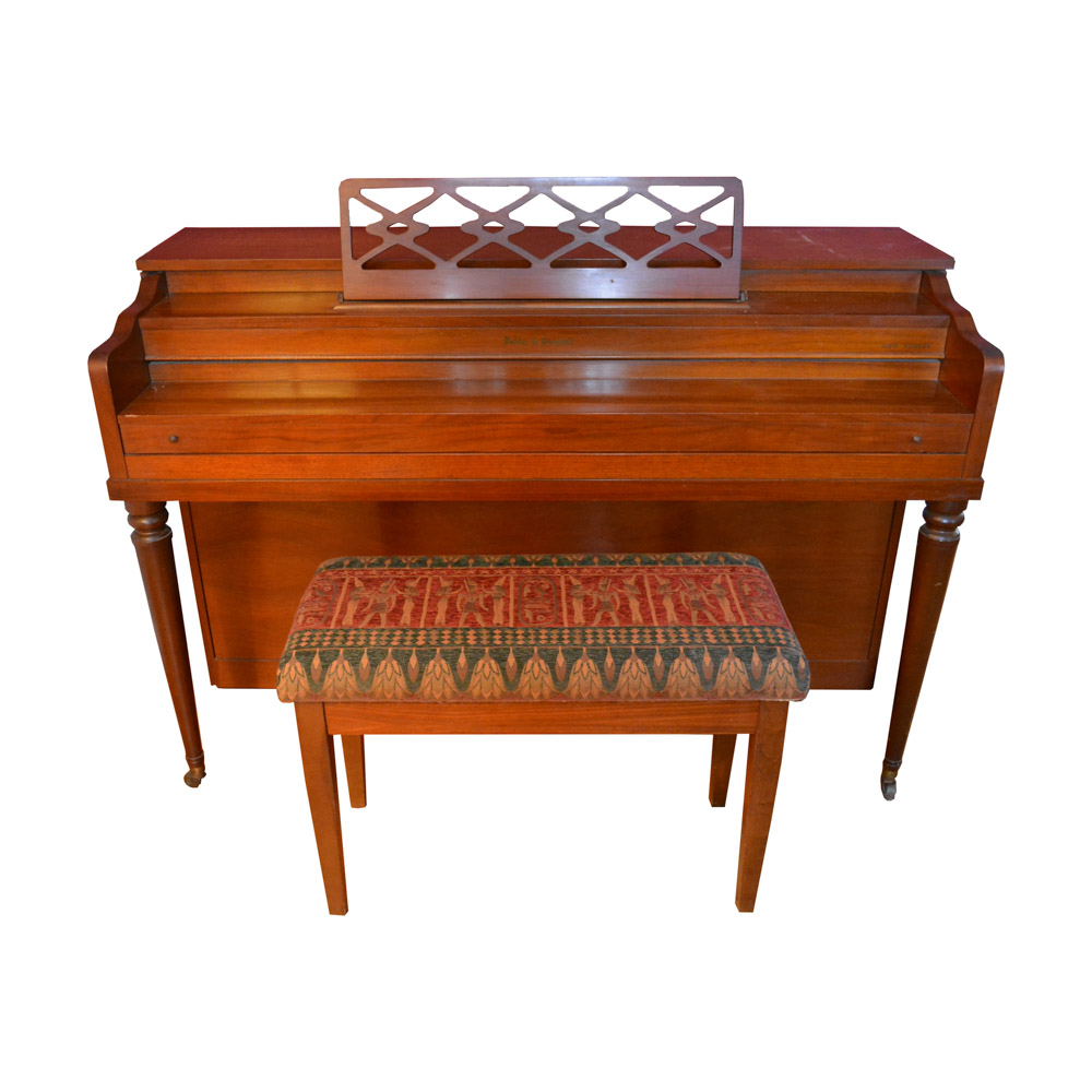 Kohler & Campbell Spinet Piano and Bench