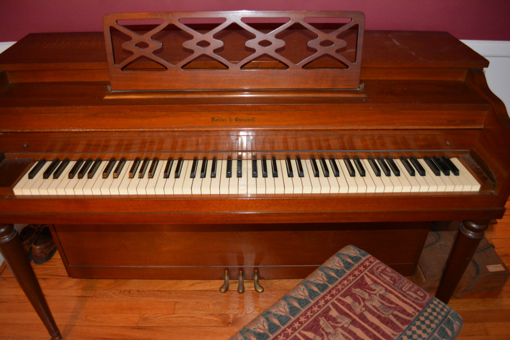 Kohler & Campbell Spinet Piano and Bench