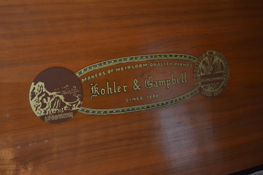 Kohler & Campbell Spinet Piano and Bench