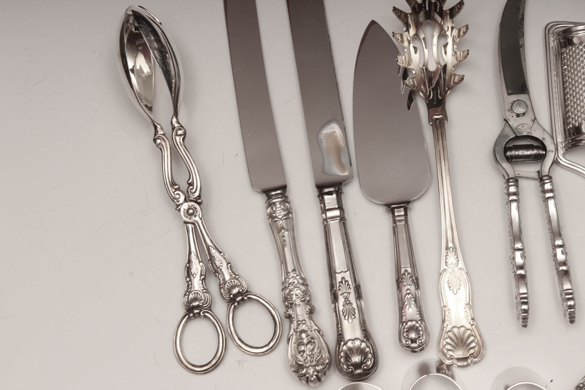 Vintage Silver Plate Flatware and Servingware Assortment