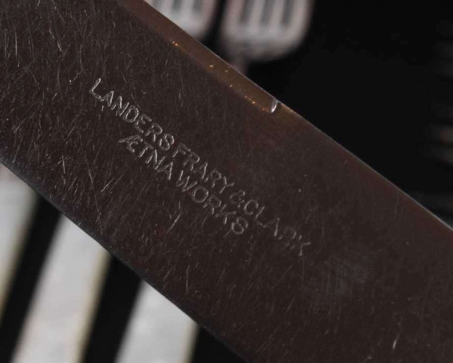 Landers, Frary, & Clark Sterling and Mother of Pearl Flatware