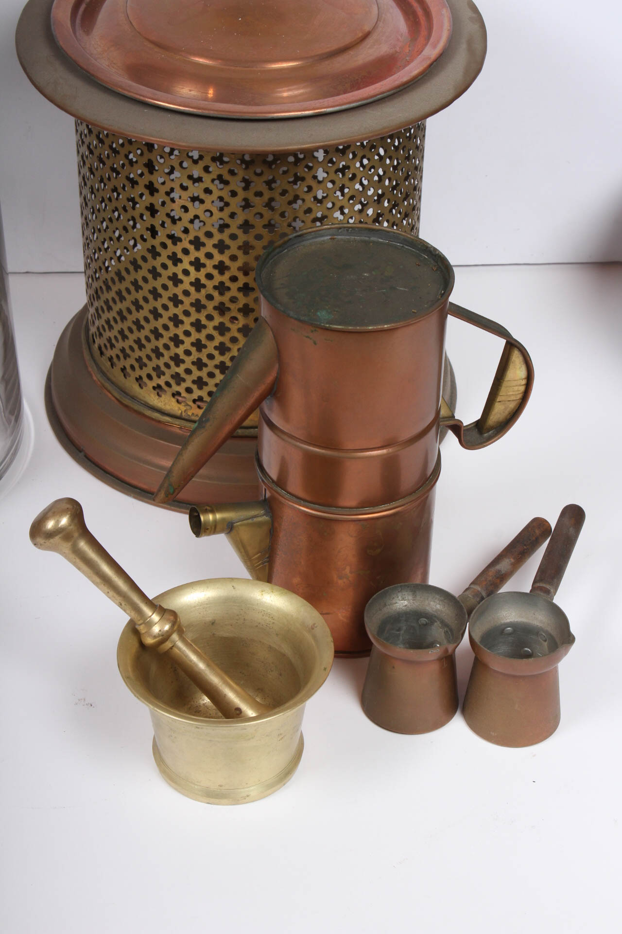 Copper, Brass, and Cast Iron Assortment