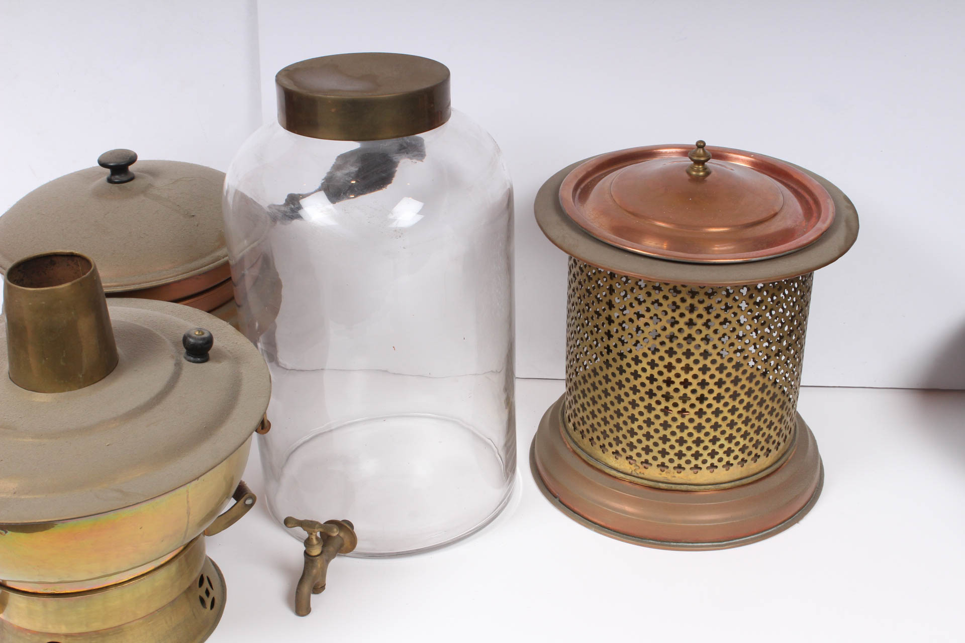 Copper, Brass, and Cast Iron Assortment