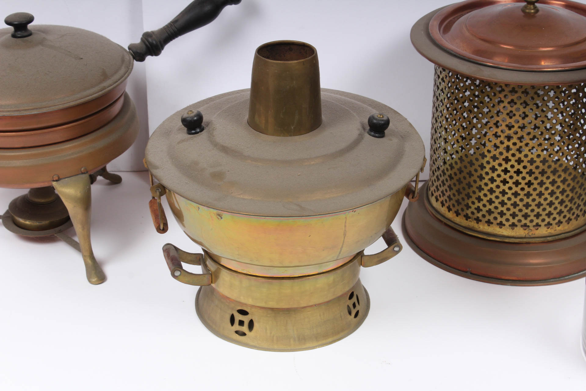 Copper, Brass, and Cast Iron Assortment