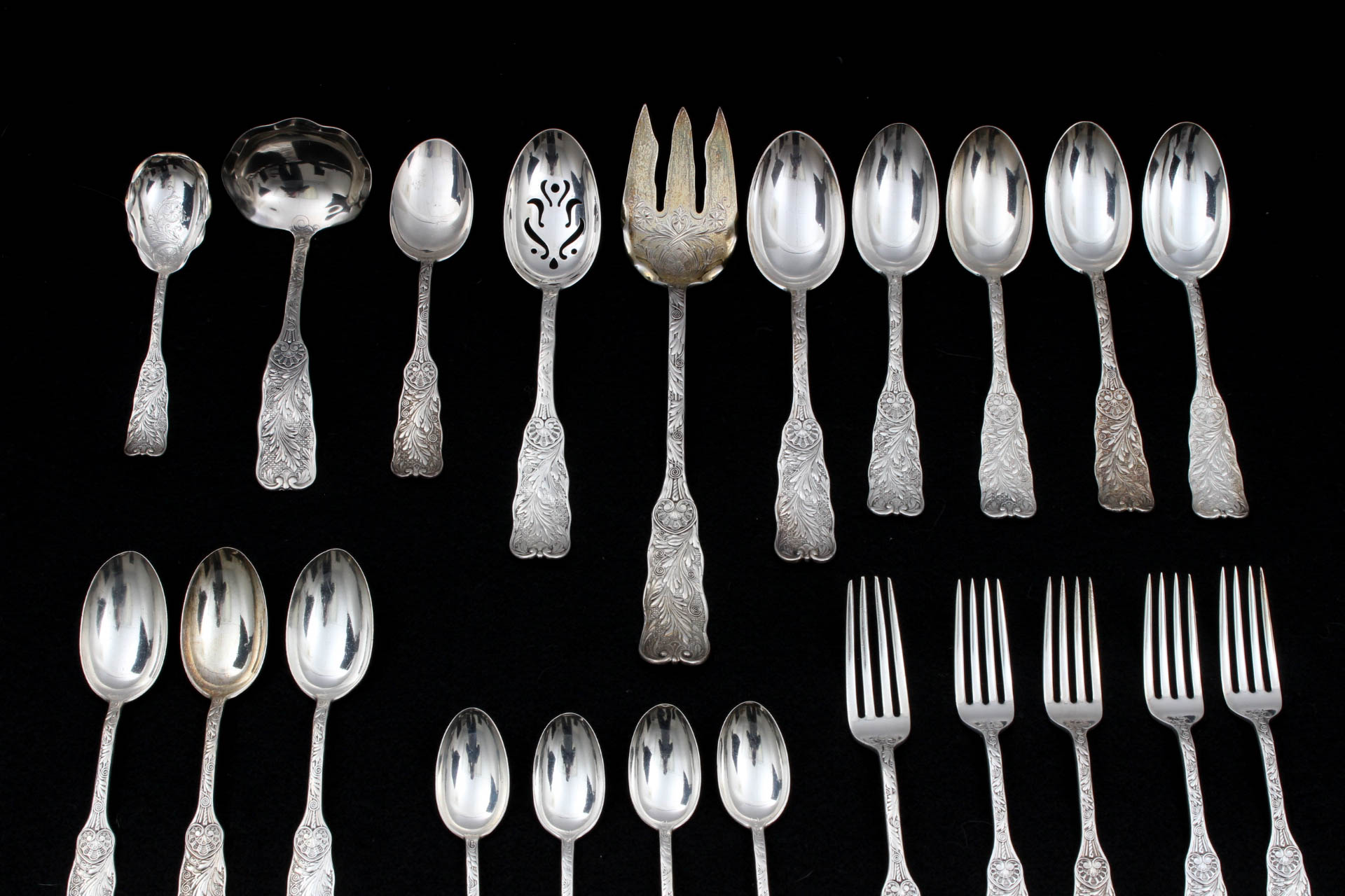 Antique Gorham Sterling Silver "St. Cloud" Flatware