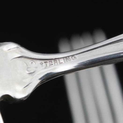 Antique Durgin-Gorham Sterling Silver "Iris" Flatware