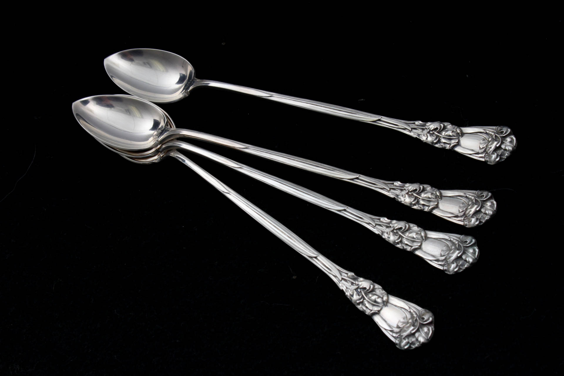 Antique Durgin-Gorham Sterling Silver "Iris" Flatware