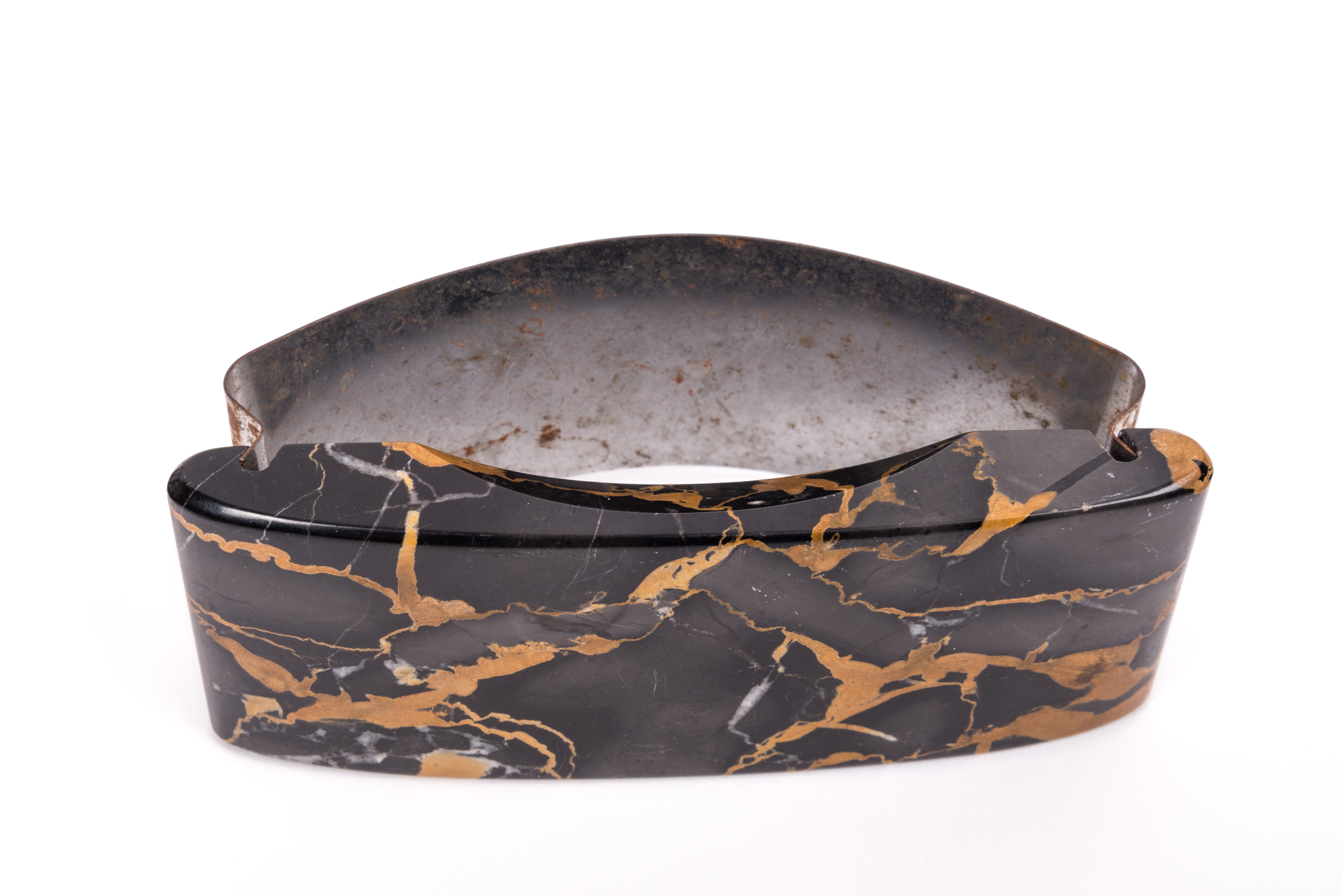 Vintage Black Marble Desk Accessories