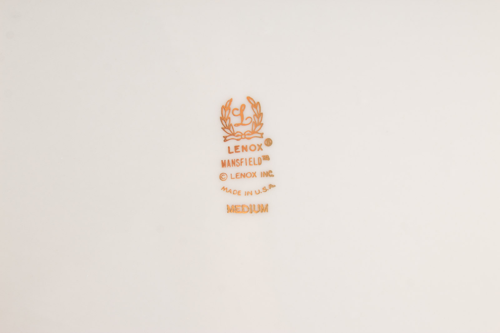 Lenox "Mansfield" Pattern China Set