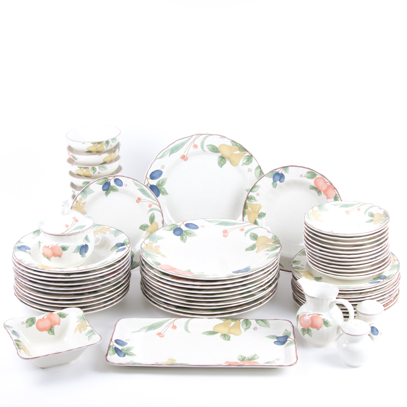 Mikasa "Fruit Panorama" Pattern Tableware Set