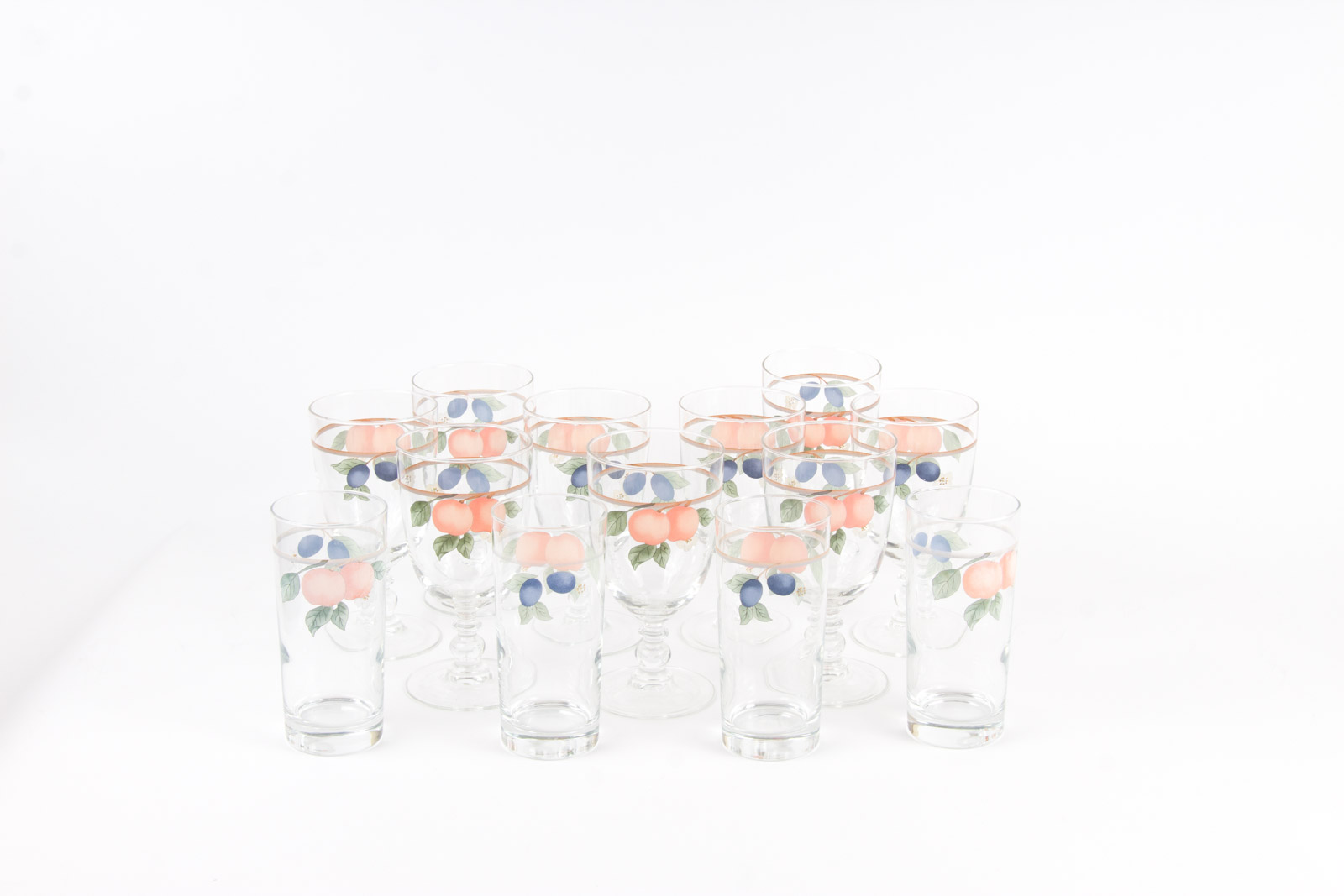 Mikasa "Fruit Panorama" Pattern Tableware Set