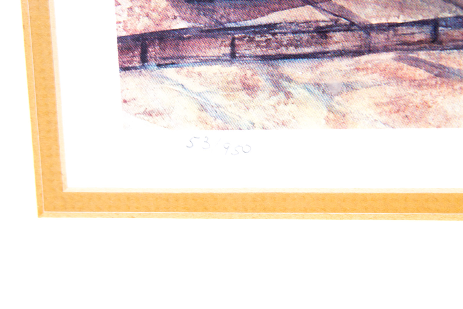 L. Restrepo Cityscape Offset Lithograph "Rue Royale N.O."