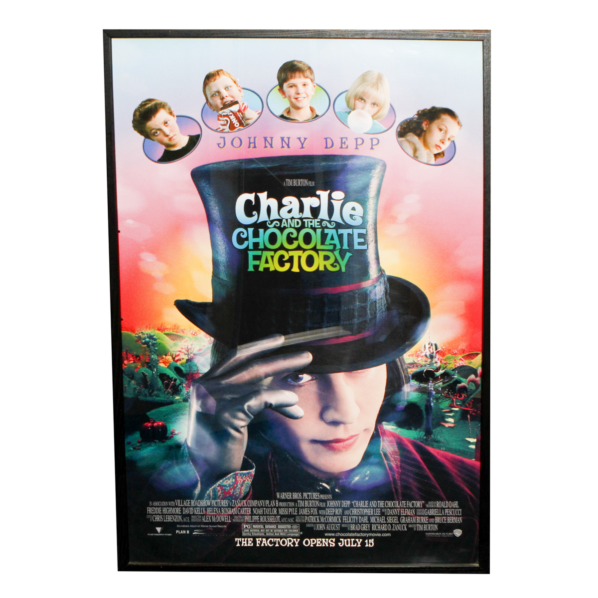 "Charlie and the Chocolate Factory (2005)" Film Poster