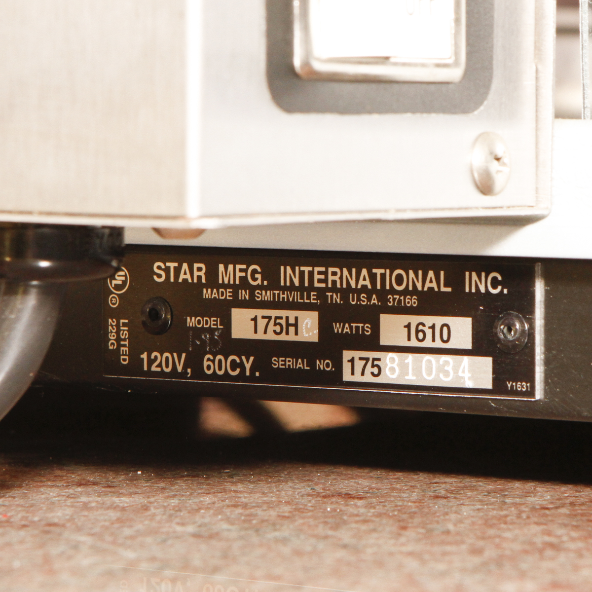 Star Hot Dog Machine