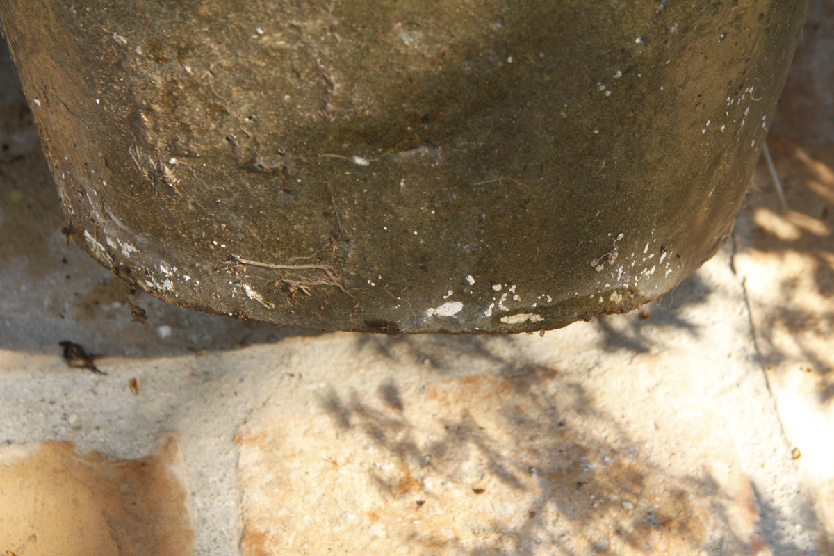 Three Outdoor Pottery Vases