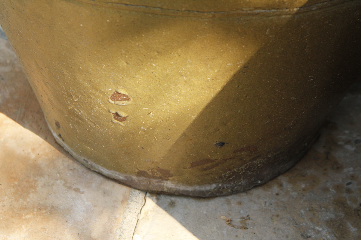 Three Outdoor Pottery Vases