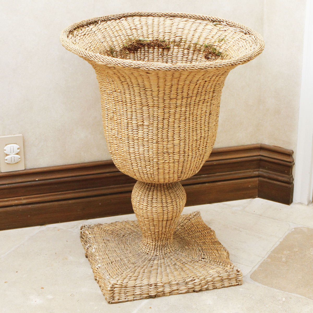 Wicker Plant Stand
