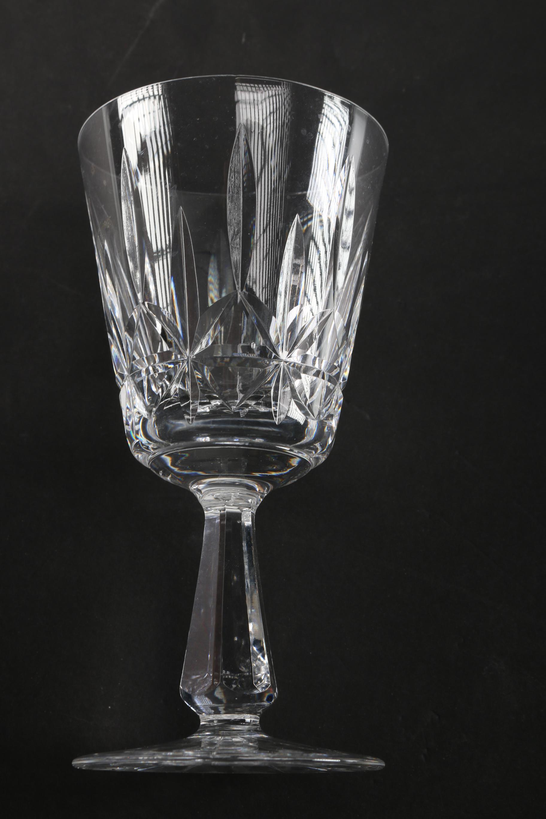 Waterford Cut Crystal Stemware Glasses
