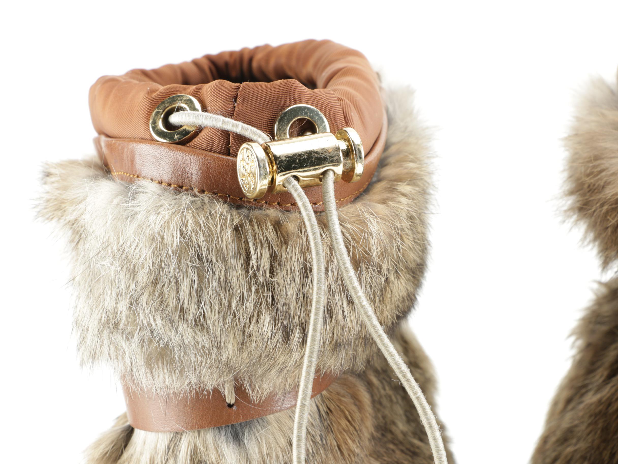 Tory Burch Rabbit Fur Boots