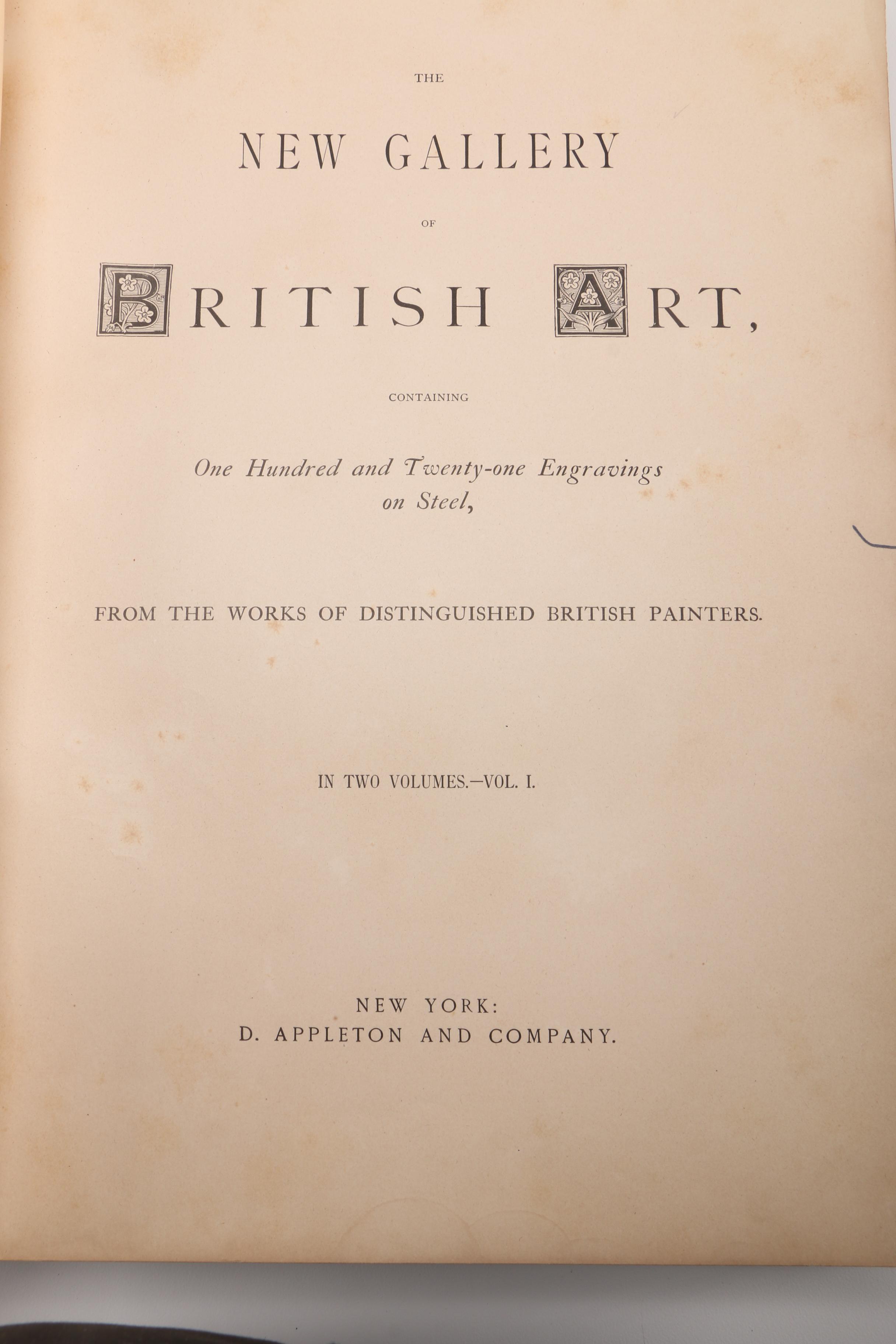 "The New Gallery of British Art" in Two Volumes