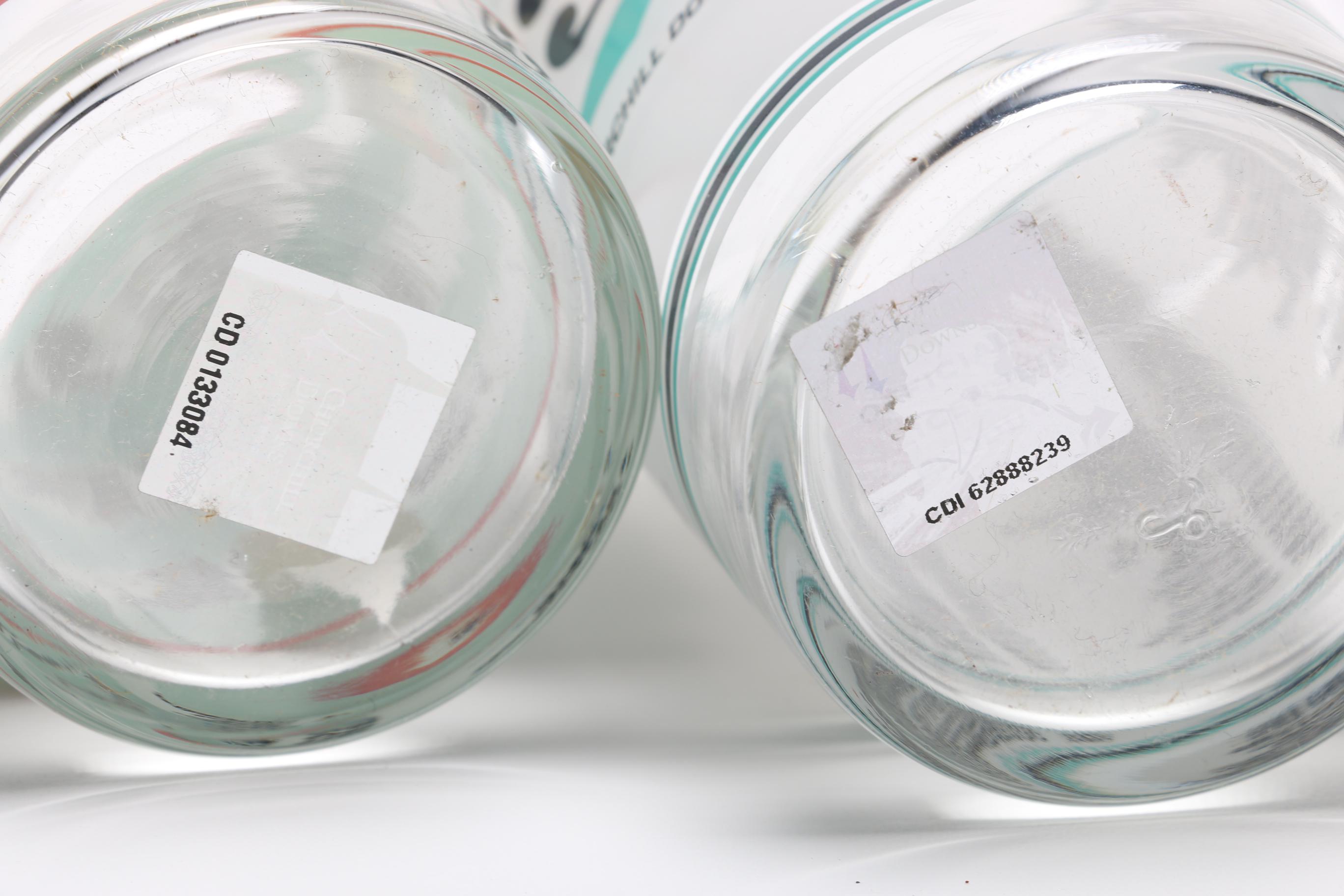 2000s Kentucky Derby Commemorative Glasses