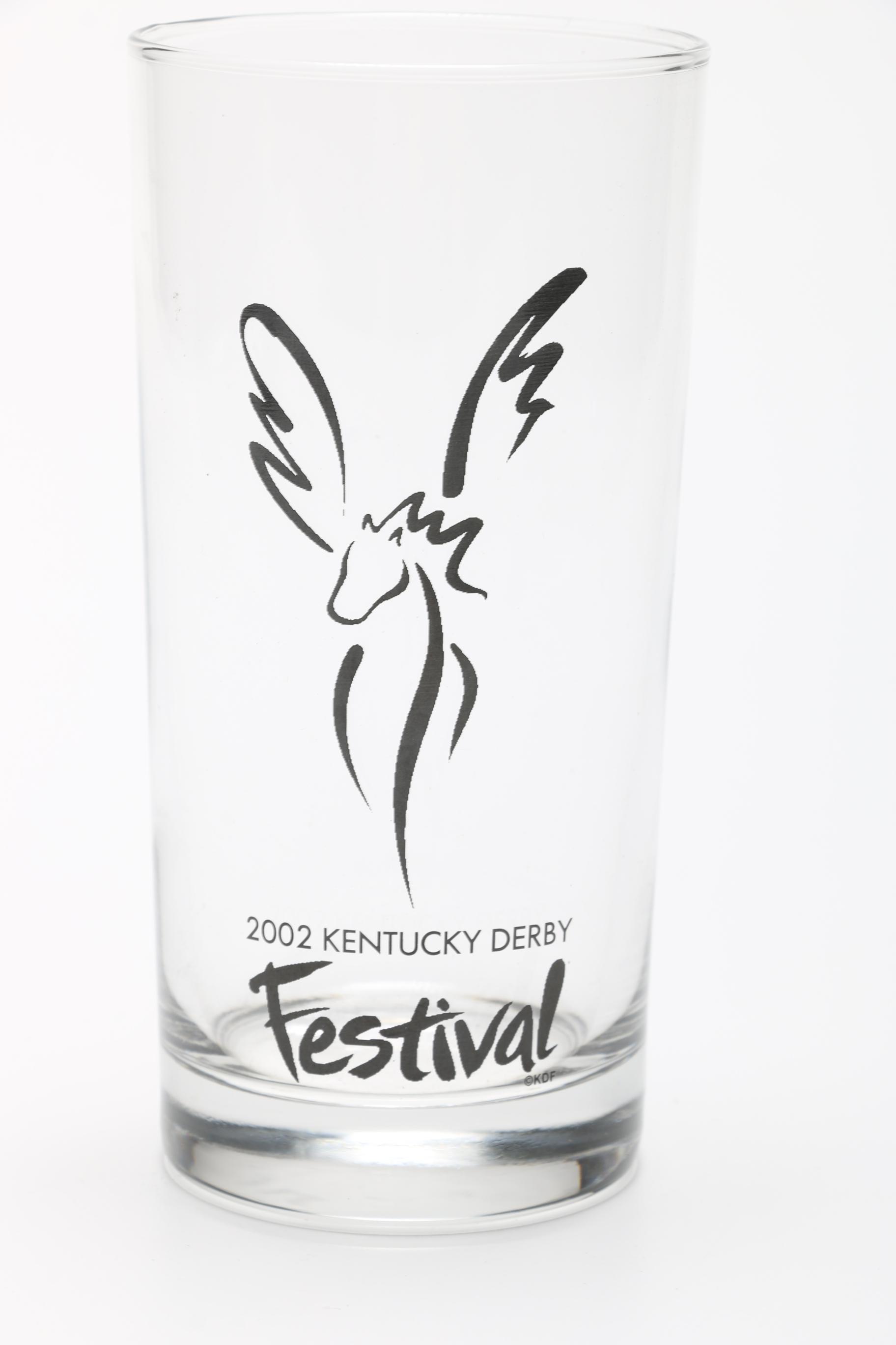 2000s Kentucky Derby Commemorative Glasses