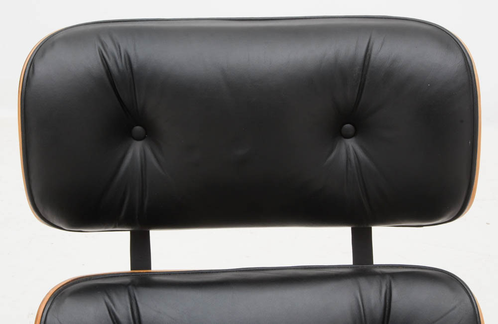 Eames Style Chair with Footstool