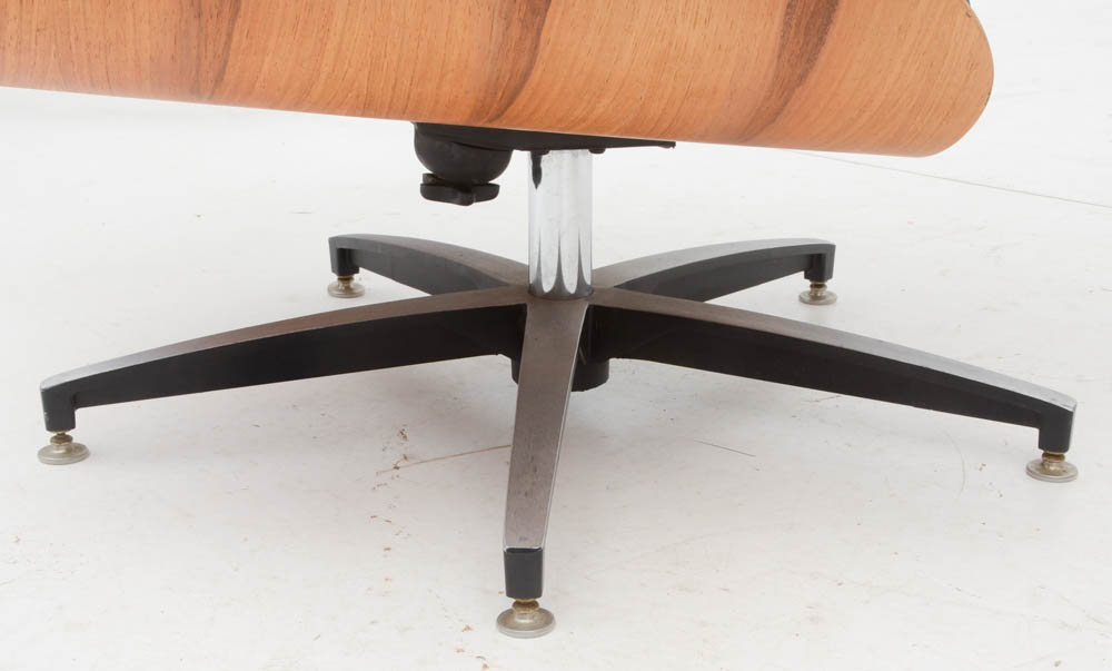 Eames Style Chair with Footstool