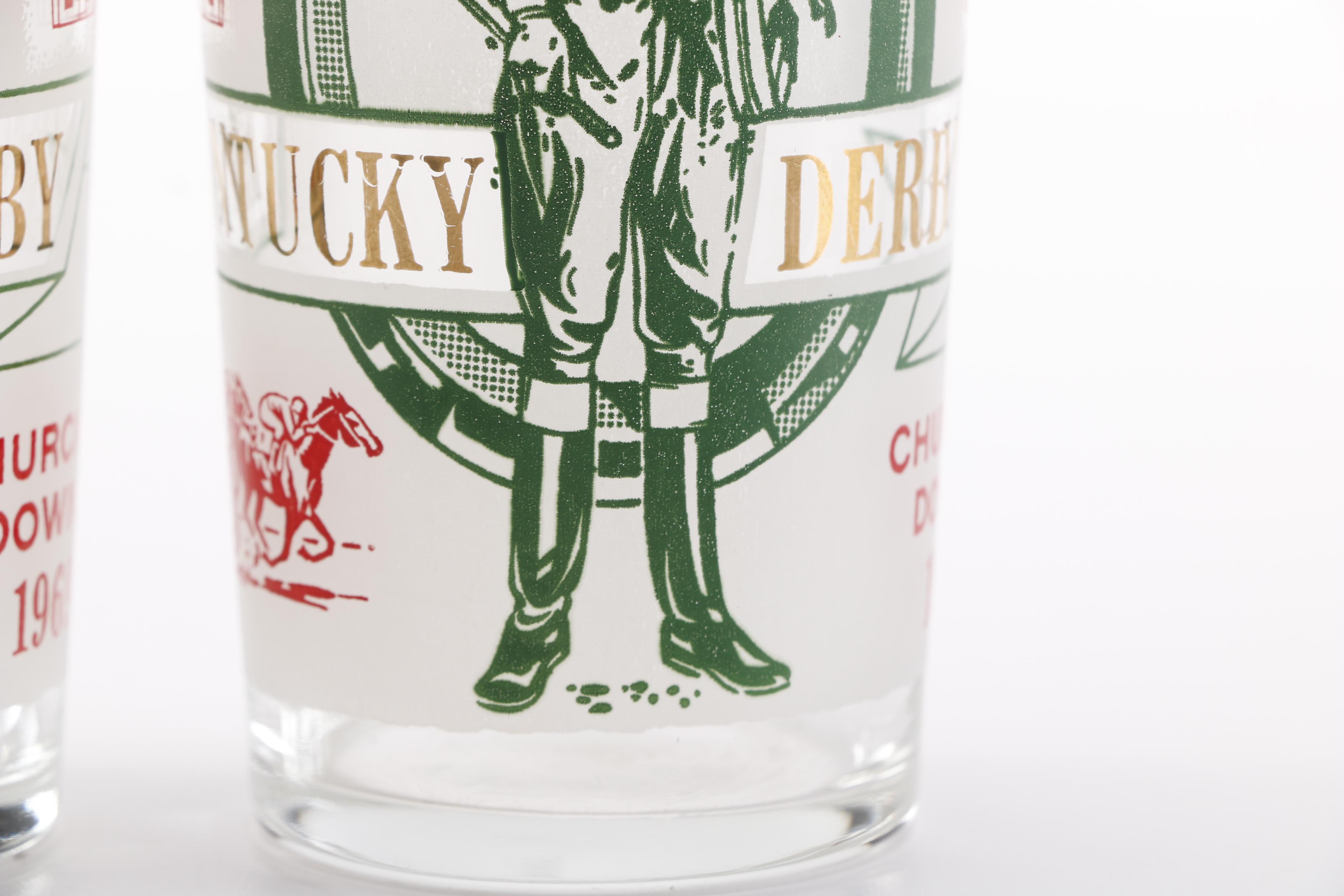 1969 Kentucky Derby Commemorative Glasses